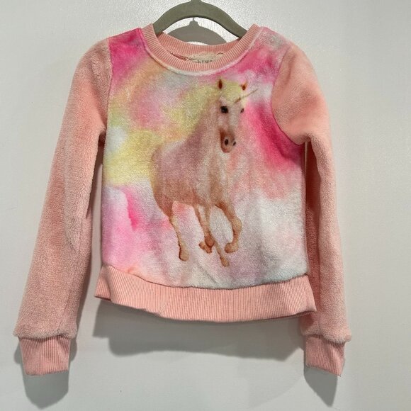 5 for $10 Girl's Btween graphic fleece shirt Size 4 - Picture 1 of 3